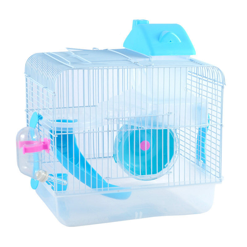 Hamster Cages, Hamsters, Crystal Castles, Hamster Cages, Double-Layer Villa Supplies, Toys, Five Colors Optional
