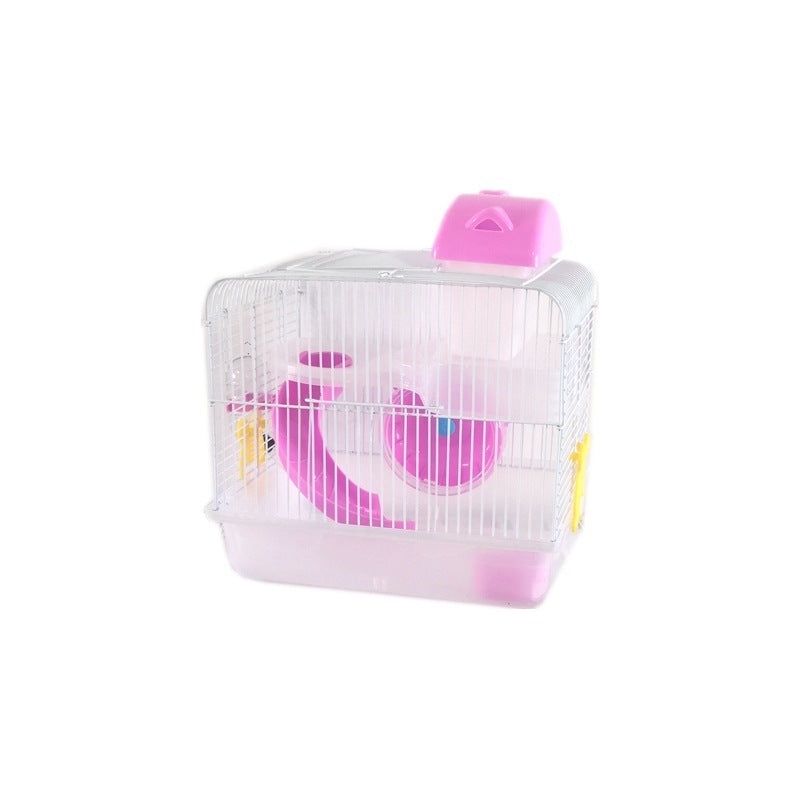 Hamster Cages, Hamsters, Crystal Castles, Hamster Cages, Double-Layer Villa Supplies, Toys, Five Colors Optional