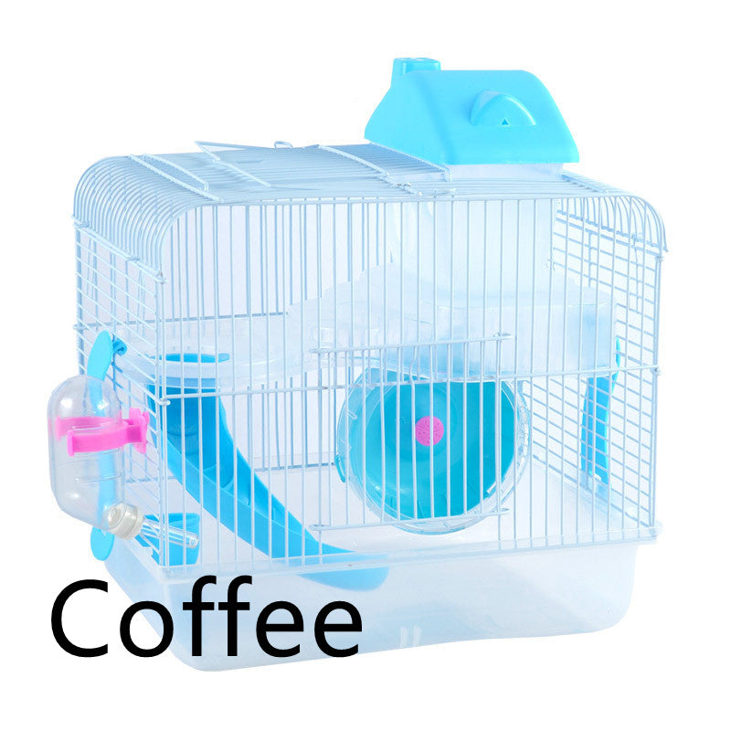 Hamster Cages, Hamsters, Crystal Castles, Hamster Cages, Double-Layer Villa Supplies, Toys, Five Colors Optional