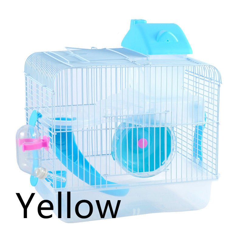 Hamster Cages, Hamsters, Crystal Castles, Hamster Cages, Double-Layer Villa Supplies, Toys, Five Colors Optional