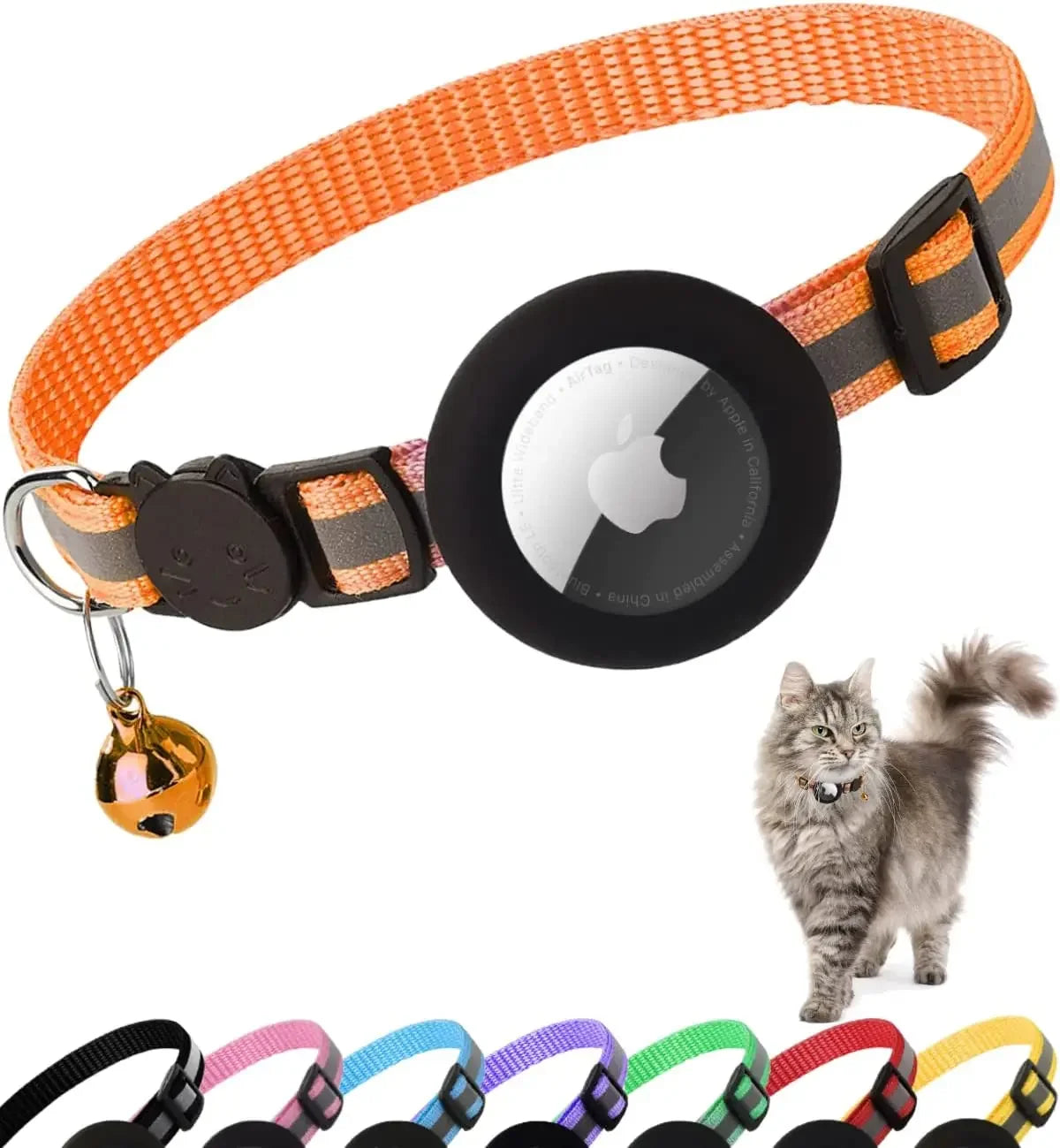 atuban breakaway reflective cat collar