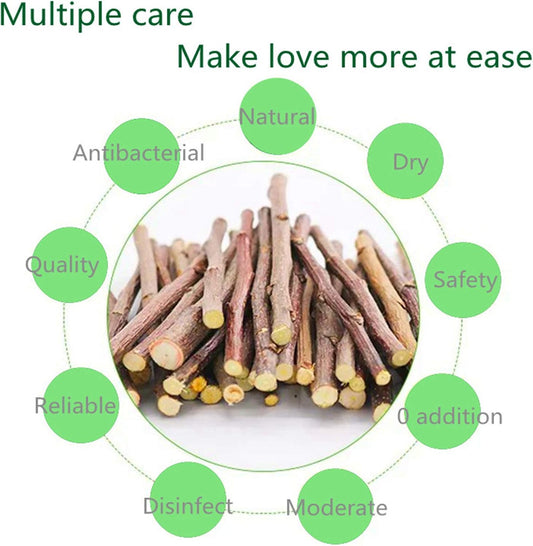 Apple Sticks Natural Organic Pet Snacks Chew Toys Rabbits Hamster Guinea Pig Squirrels Chinchilla Food Gerbil and Other Small Animal Pets for (200G)
