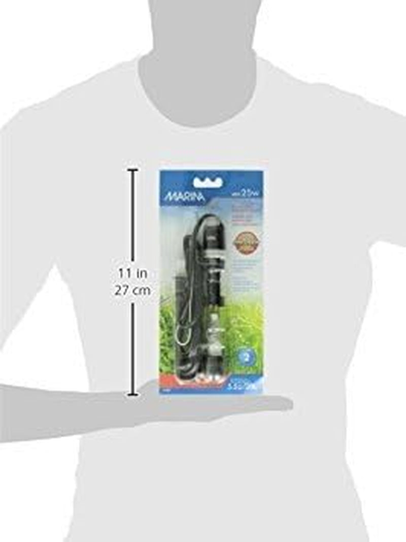 Submersible Aquarium Heater, Betta Fish Tank Heater, 25-Watt, 11230, Black