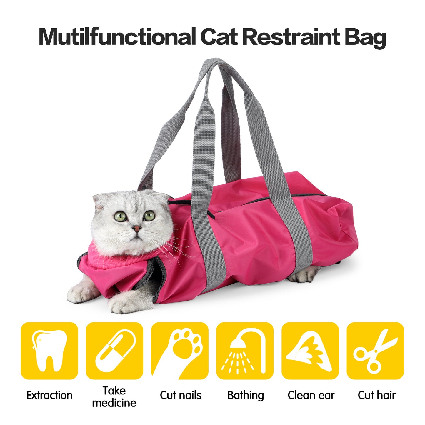 Cat Travel Bag | Double-Lined, Anti-Scratch & Bite-Resistant Pet Carrier - Freshmodern Pet Store