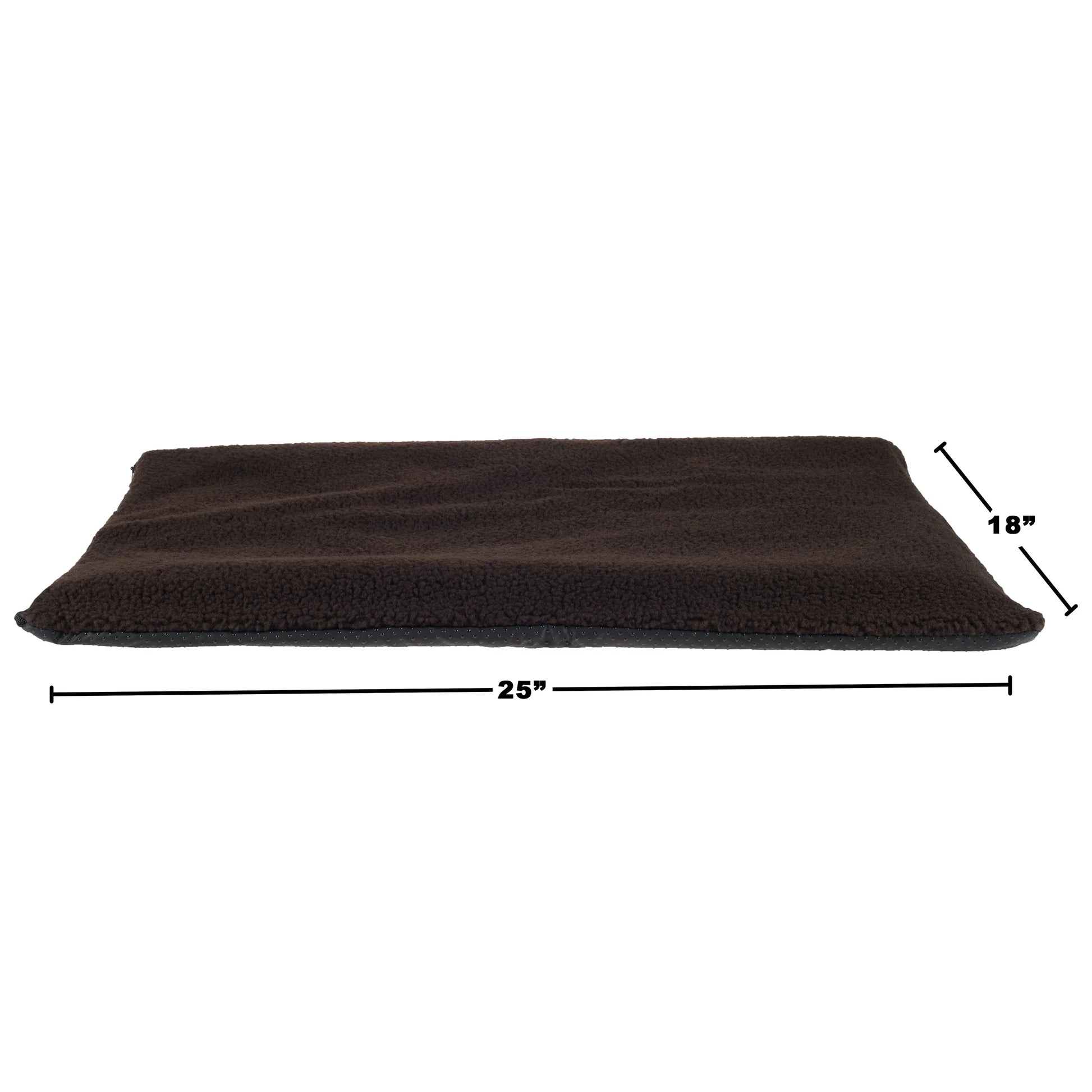 Self Warming Thermal Pet Mat, Brown, 25X18In