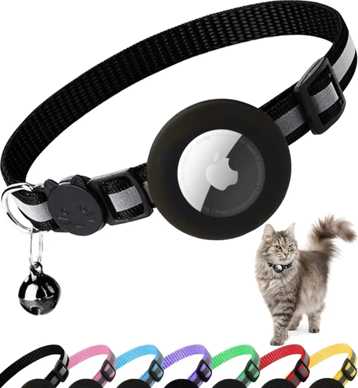 atuban breakaway reflective cat collar