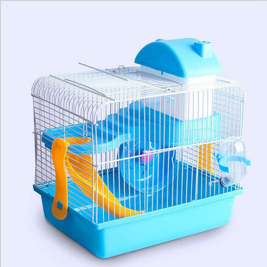 Hamster Cages, Hamsters, Crystal Castles, Hamster Cages, Double-Layer Villa Supplies, Toys, Five Colors Optional