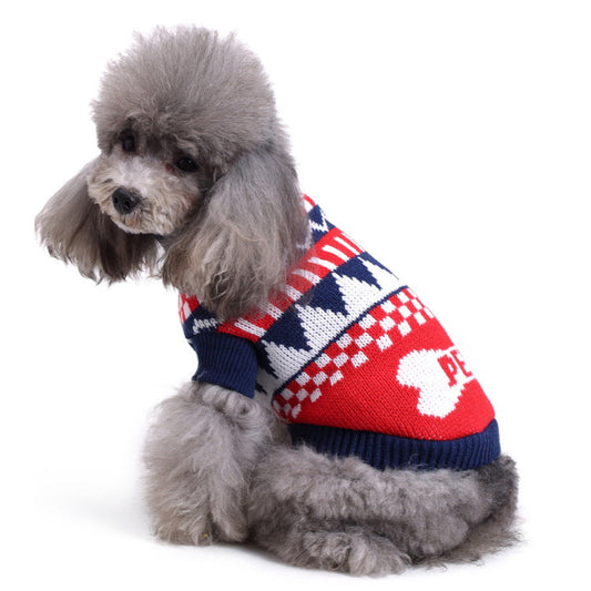 Christmas Warm Soft Pet Sweater | Cozy Holiday Apparel in Multiple Styles - Freshmodern Pet Store