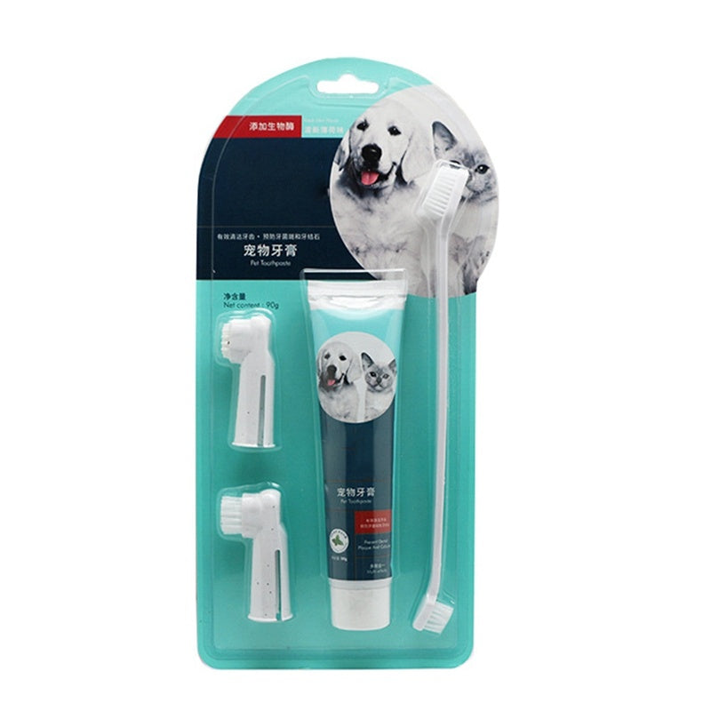 Cat Milk Fragrance Liquid Toothpaste & Toothbrush Set | Safe & Swallowable - Freshmodern Pet Store
