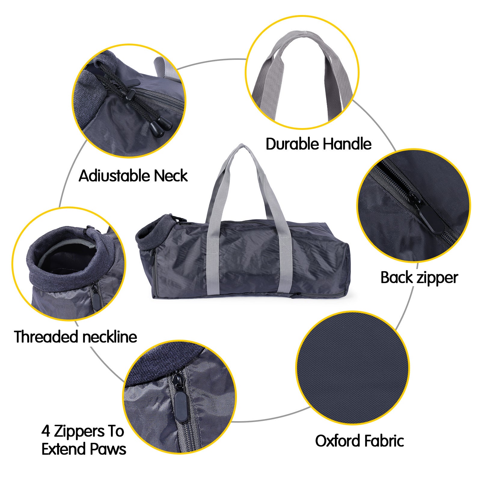 Cat Travel Bag | Double-Lined, Anti-Scratch & Bite-Resistant Pet Carrier - Freshmodern Pet Store