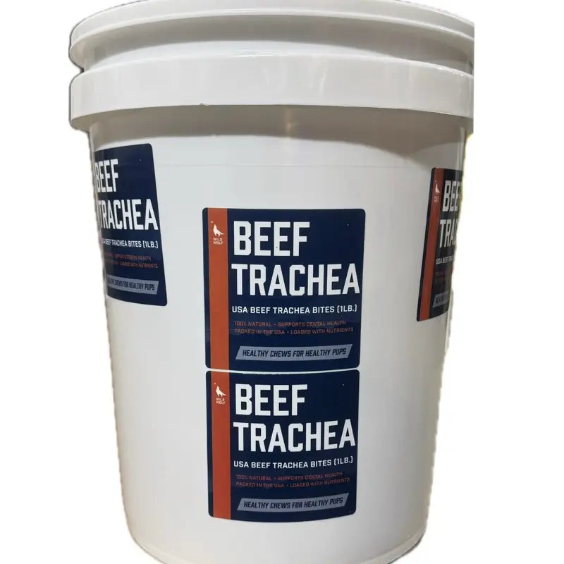 USA Beef Trachea Bites (5 Pounds) 100% Natural Dog Chew Treats - Single-Ingredient