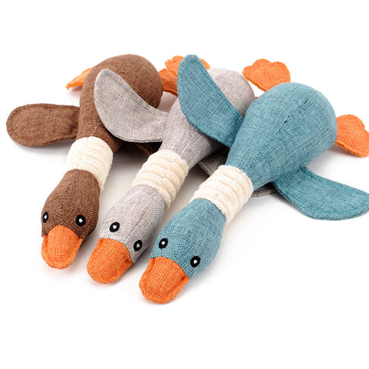 Dog & Cat Sounding Duck Plush Toy | Soft, Durable, and Fun Interactive Play - Freshmodern Pet Store