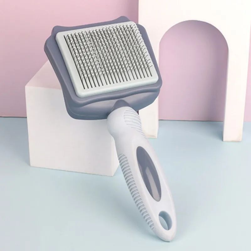 Automatic Self-Cleaning Pet Brush – Dog & Cat Hair Remover Massage Comb | Grooming Tool for Large Dogs, Tangle-Free Hair Knot Remover