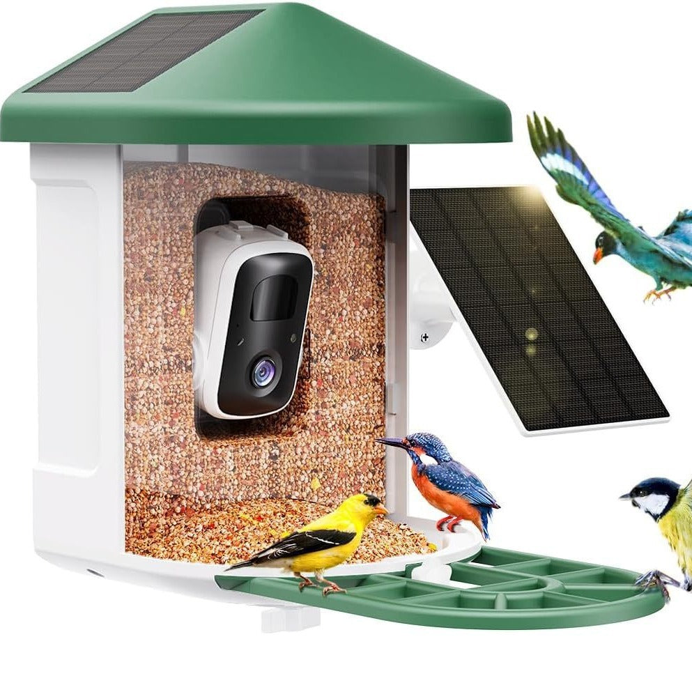 Smart Wireless Feeder with Built-in Surveillance Camera