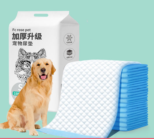 Ultra-Absorbent Thickened Dog Diaper Pads – Deodorizing & Leak-Proof