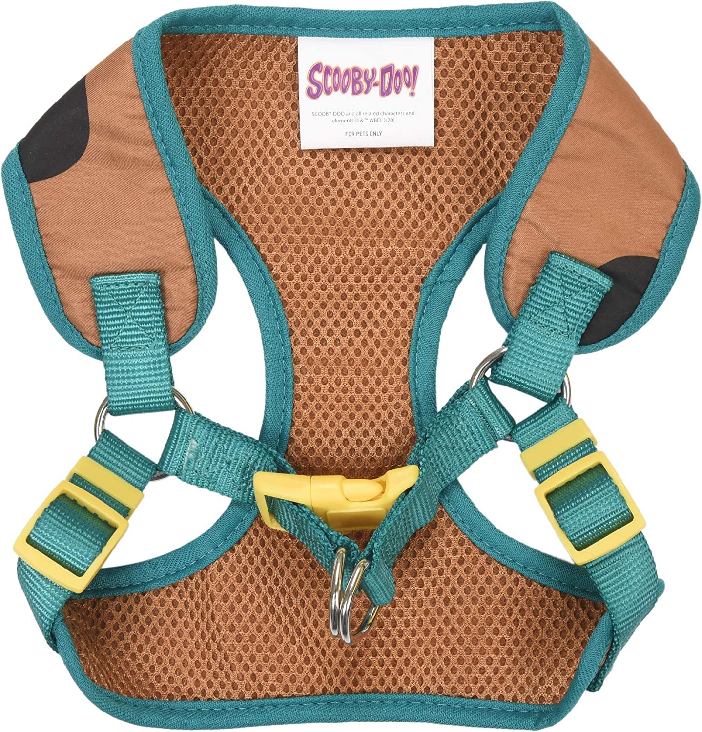 Warner Brothers Dog Harness | Soft and Comfortable Medium Dog Harness Dog Harness No Pull Tan and Blue Dog Harness | Cute Dog Harnesses for Medium Dogs, FF15831