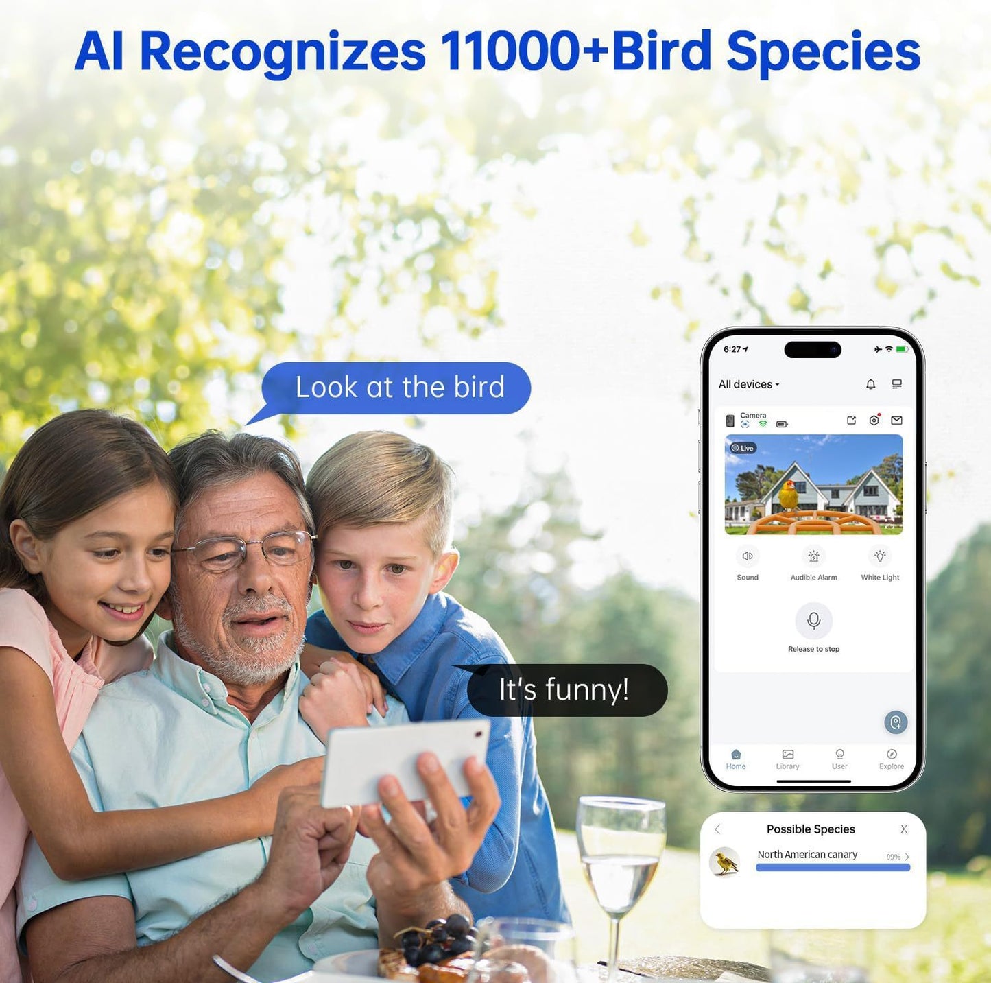 Smart Wireless Feeder with Built-in Surveillance Camera