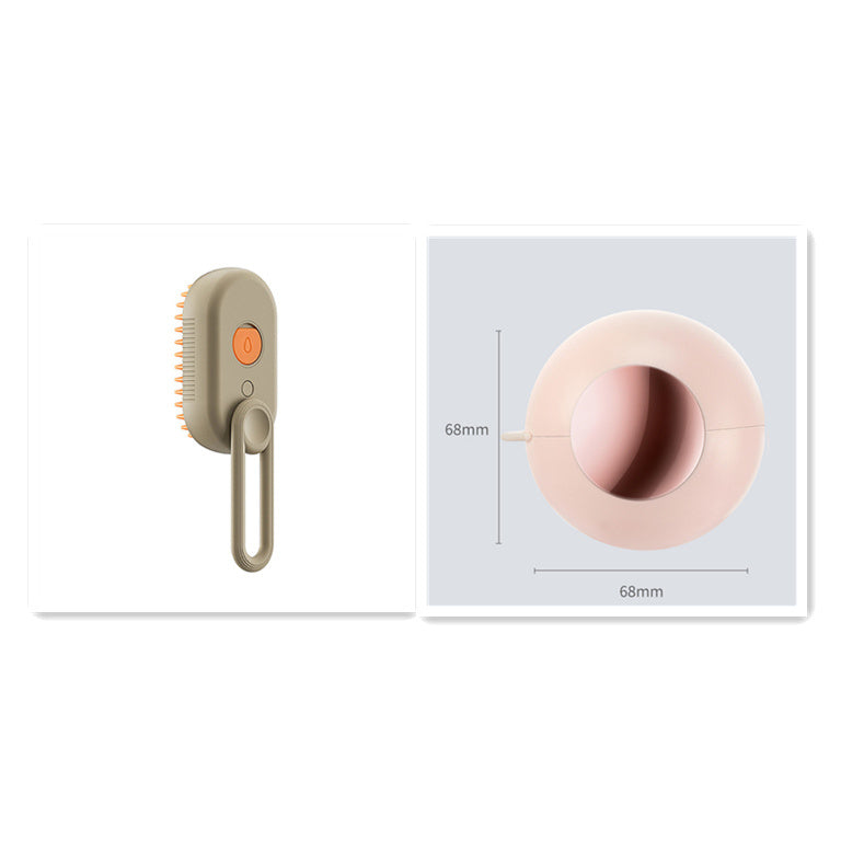 3-in-1 Cat Steam Brush & Dog Grooming Comb | Electric Spray, Hair Removal, & Massage - Freshmodern Pet Store