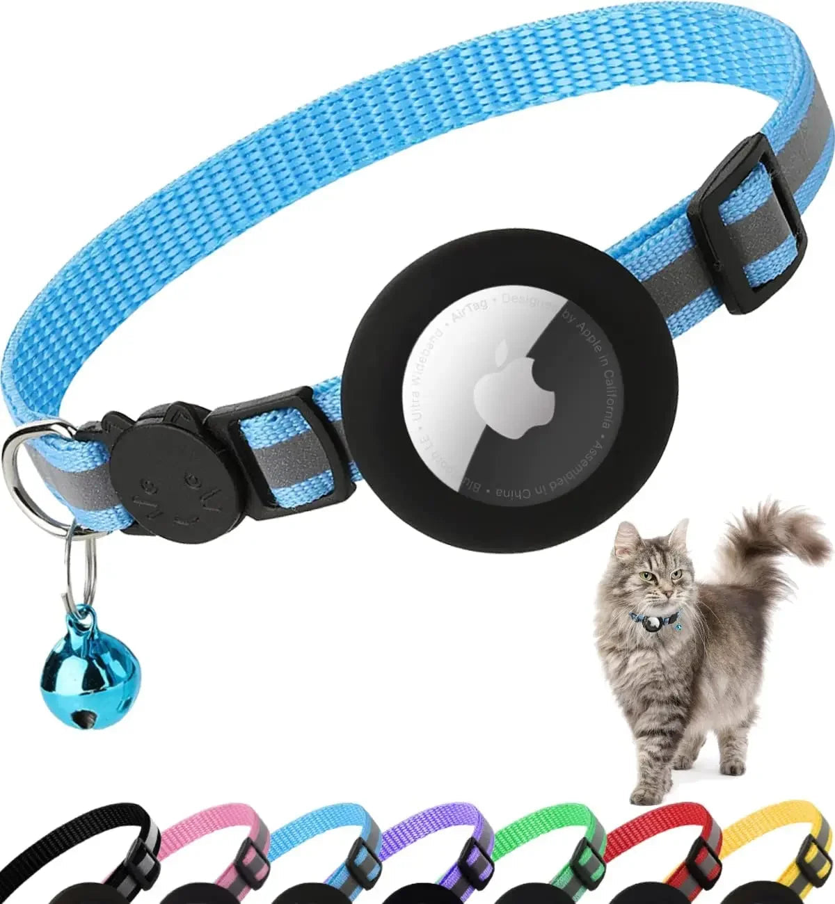 atuban breakaway reflective cat collar