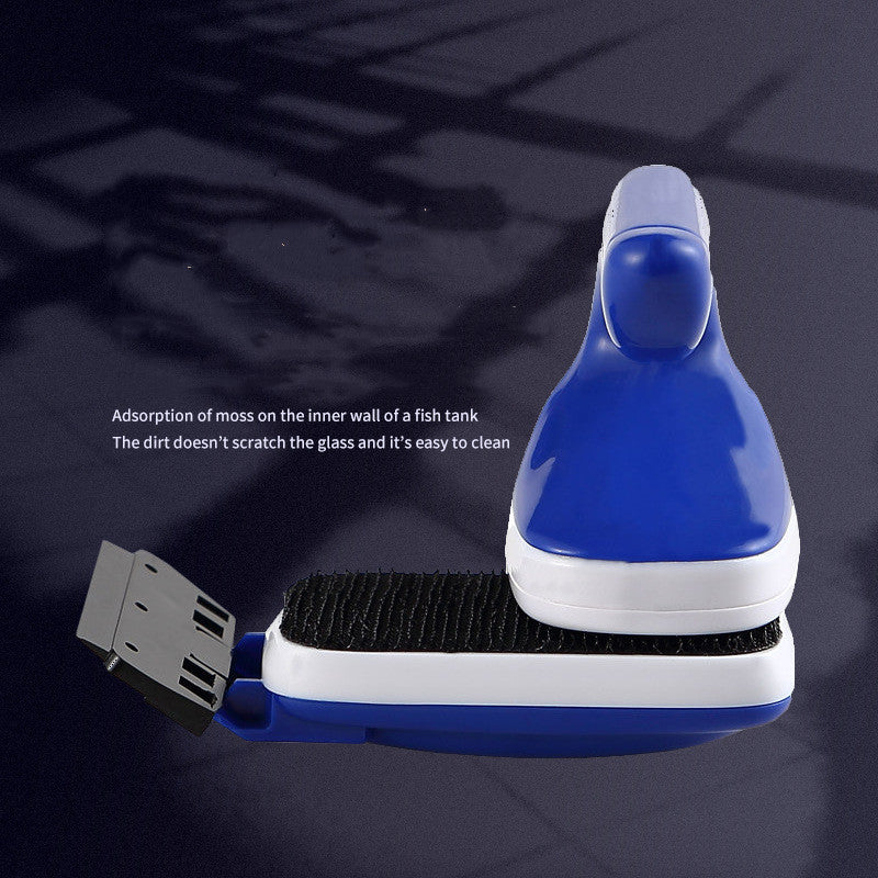 Fish Tank Brush Magnetic Brush Cleaning Tool Glass Cleaner Fish Tank Glass Cleaner - Freshmodern Pet Store