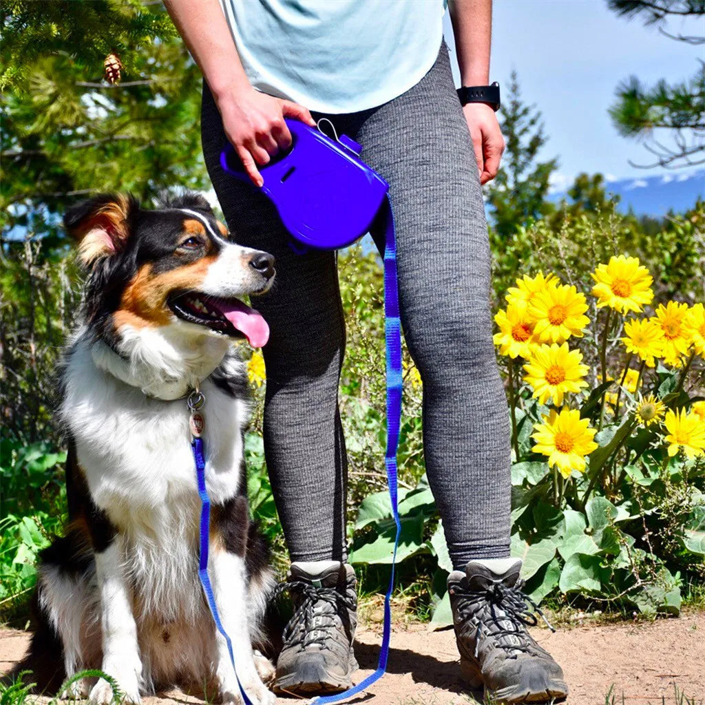 4-in-1 Durable Retractable Dog Leash 