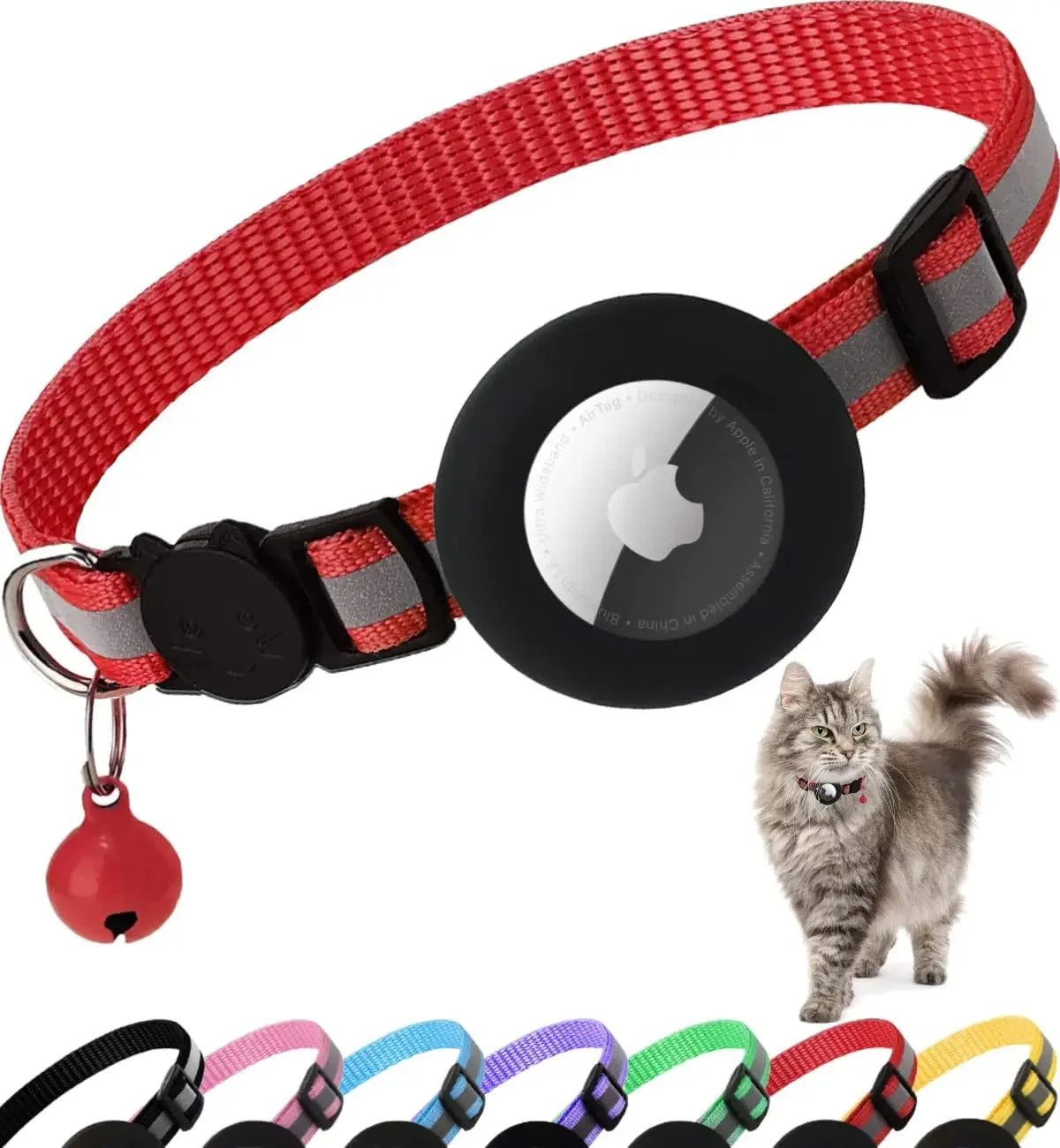 atuban breakaway reflective cat collar