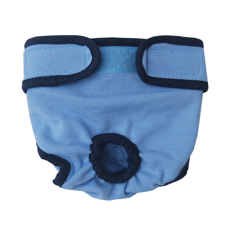 Waterproof Adjustable Dog Diaper Shorts – Cute Pattern Pet Physiological Pants