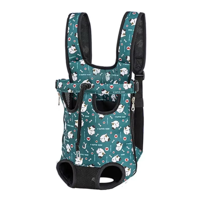 Pet Cat Dog Carrier Backpack Mesh Camouflage Outdoor Travel Products Adjustable Cat Dog Carrier Bag Pet Double Shoulder Backpack