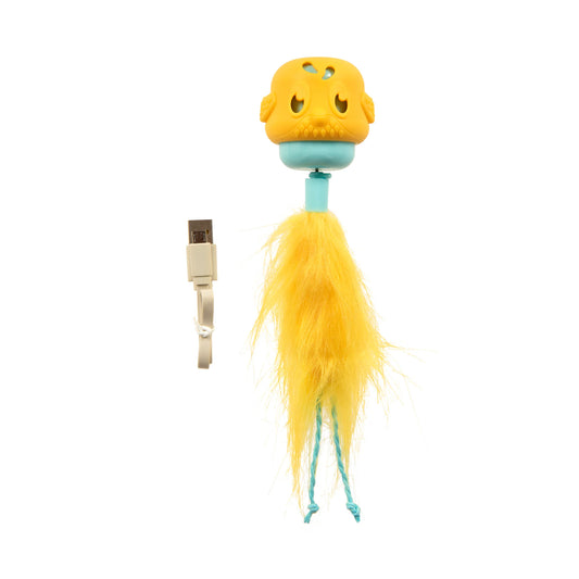 Canary Frenzy Motion Cat Toy –Electronic Interactive Pet Toy, Yellow