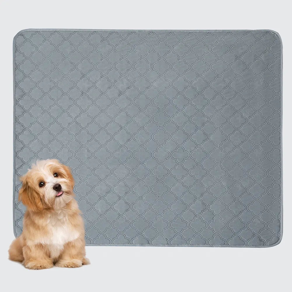XAKING Washable Dog Pee Pads 2-Pack, Ultra Absorbent Reusable Puppy Training Pads, Non-Slip Leak-Proof Pet Mats for Crate & Floor, Dog Accessories Animal