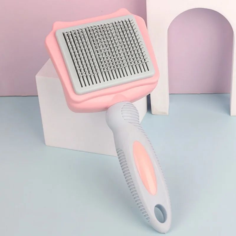 Automatic Self-Cleaning Pet Brush – Dog & Cat Hair Remover Massage Comb | Grooming Tool for Large Dogs, Tangle-Free Hair Knot Remover