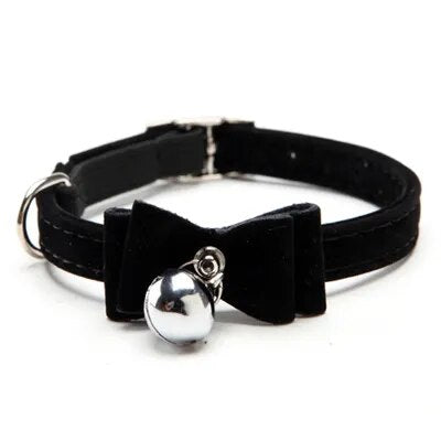 Bowtie Soft VelvetPet Dog Collar