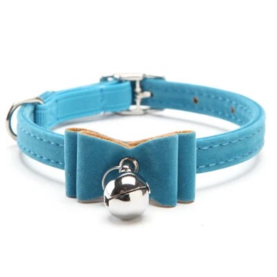Bowtie Soft VelvetPet Dog Collar