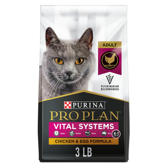 Vital Systems Dry Cat Food | Chicken & Egg Recipe, 3 lb Bag