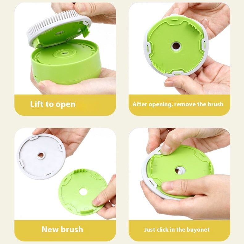 Electric Pet Spray & Massage Comb – 2-in-1 Steam Brush for Cats & Dogs | Anti-Lice Grooming Comb, Hair Detangler & Pet Cleaning Vaporizer