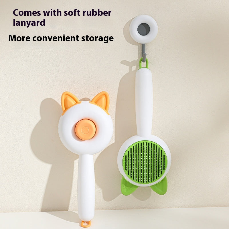 Cat Float Hair Cleaning Comb | One-Click Pet Hair Removal &amp; Massage Tool - Freshmodern Pet Store