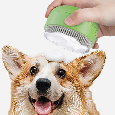 Electric Pet Spray & Massage Comb – 2-in-1 Steam Brush for Cats & Dogs | Anti-Lice Grooming Comb, Hair Detangler & Pet Cleaning Vaporizer
