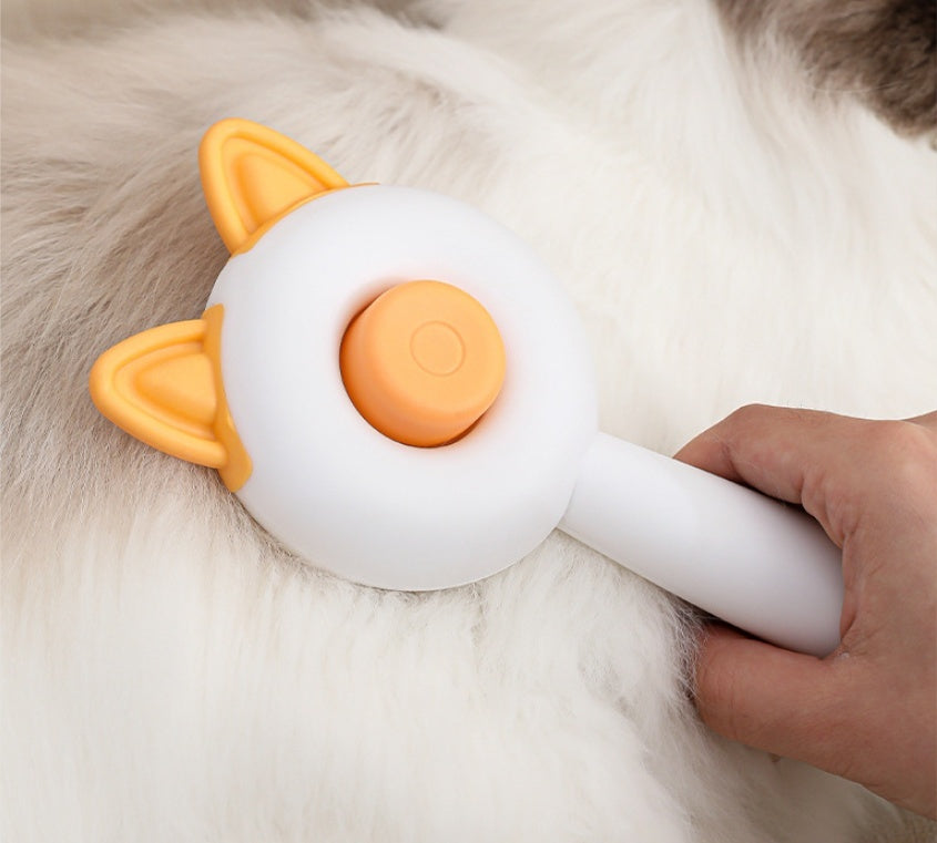 Cat Float Hair Cleaning Comb | One-Click Pet Hair Removal &amp; Massage Tool - Freshmodern Pet Store