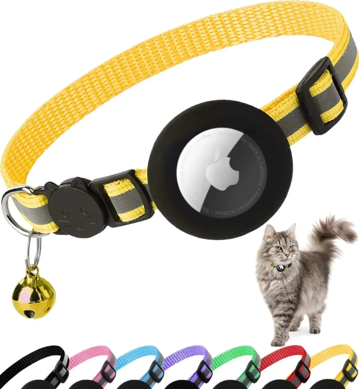 atuban breakaway reflective cat collar