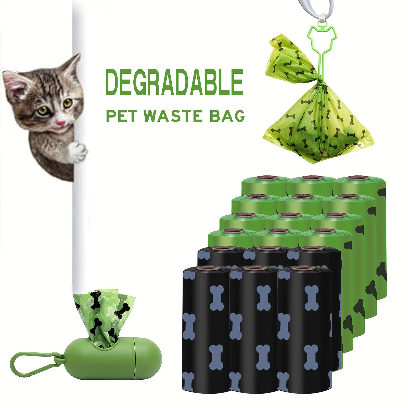 Environmentally Friendly Biodegradable Pet Litter Bags | Dog Waste Bags for Clean & Green Disposal - Freshmodern Pet Store