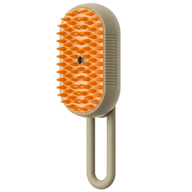 3-in-1 Cat Steam Brush & Dog Grooming Comb | Electric Spray, Hair Removal, & Massage - Freshmodern Pet Store