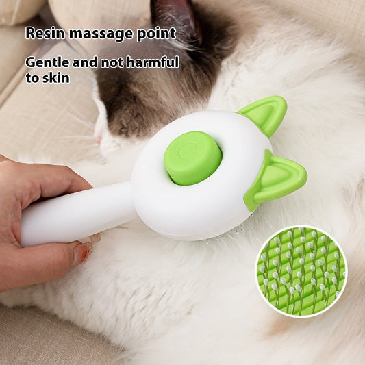 Cat Float Hair Cleaning Comb | One-Click Pet Hair Removal &amp; Massage Tool - Freshmodern Pet Store