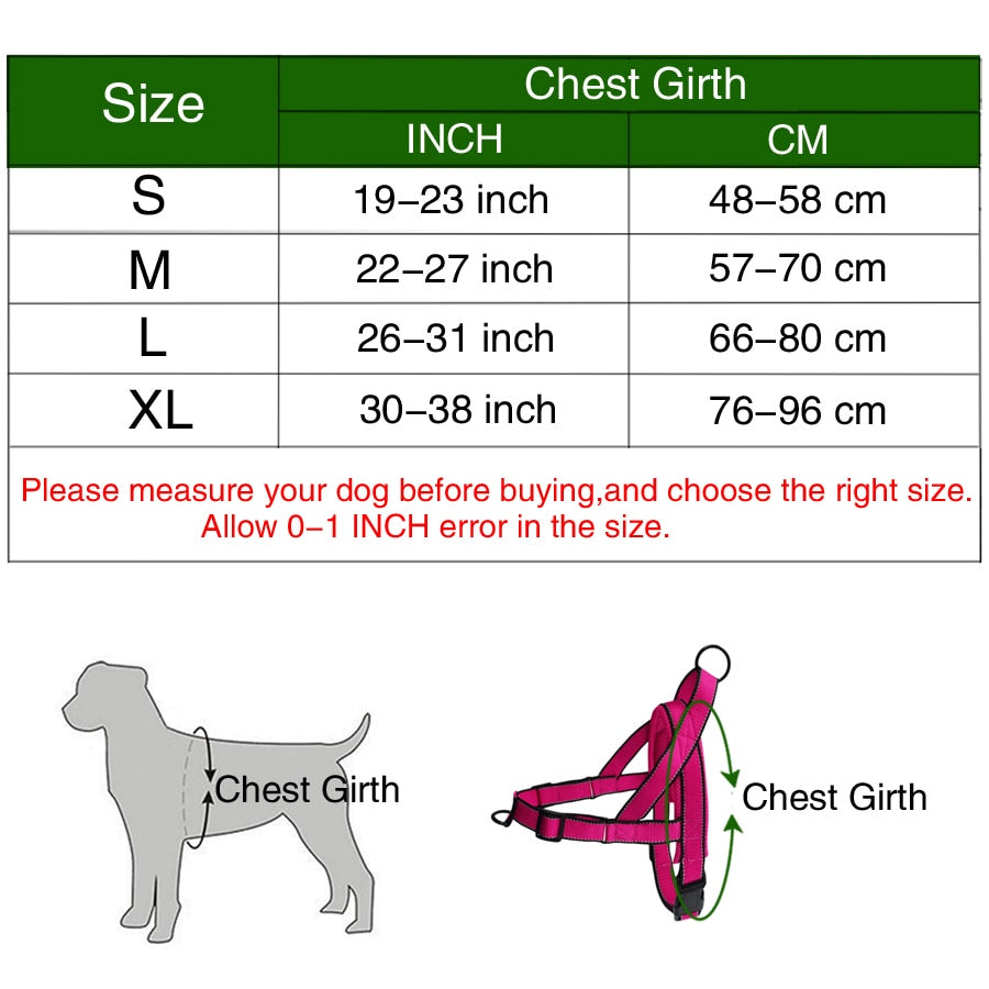 adjustable dog harness